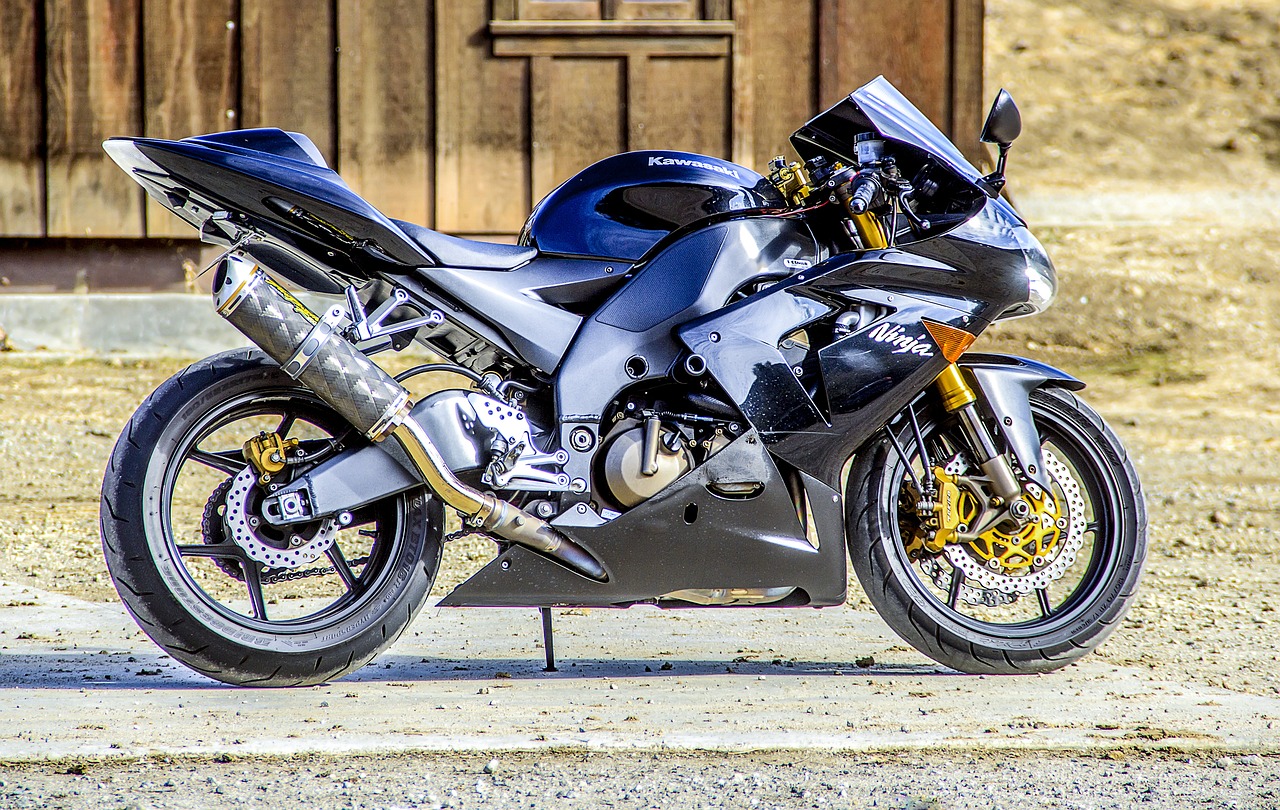 motorcycle, kawasaki, speed